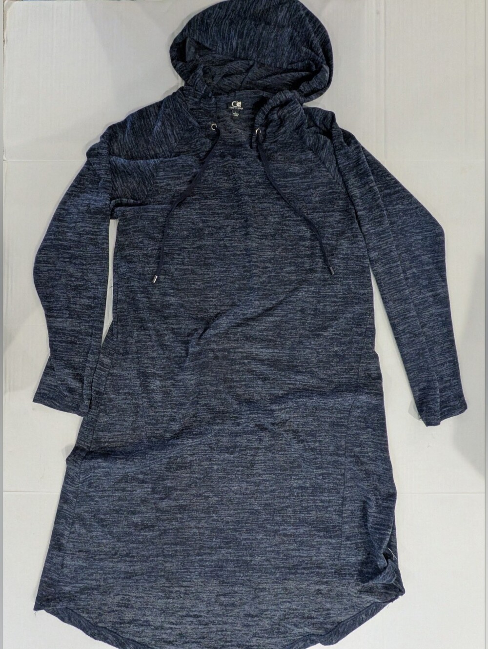 Cable & Gauge Dress knit hoodie long tunic